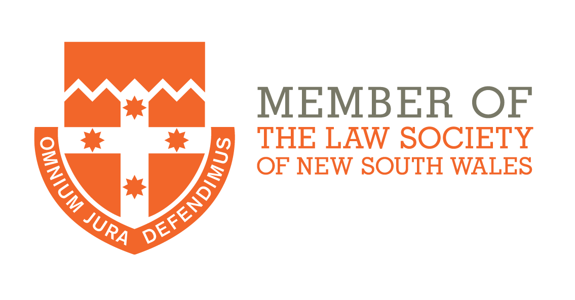 Member of The Law Society of NSW